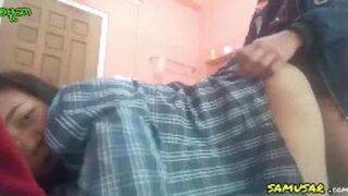 မောင်လေးအခန်းကိုသွားအလိုးခံတဲ့မမ