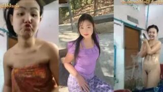 ရေချိုးကိုယ်တိုင်ရိုက် မမကြီးက ဖလန်းဖလန်းနဲ့လော်ခီးနေတာ